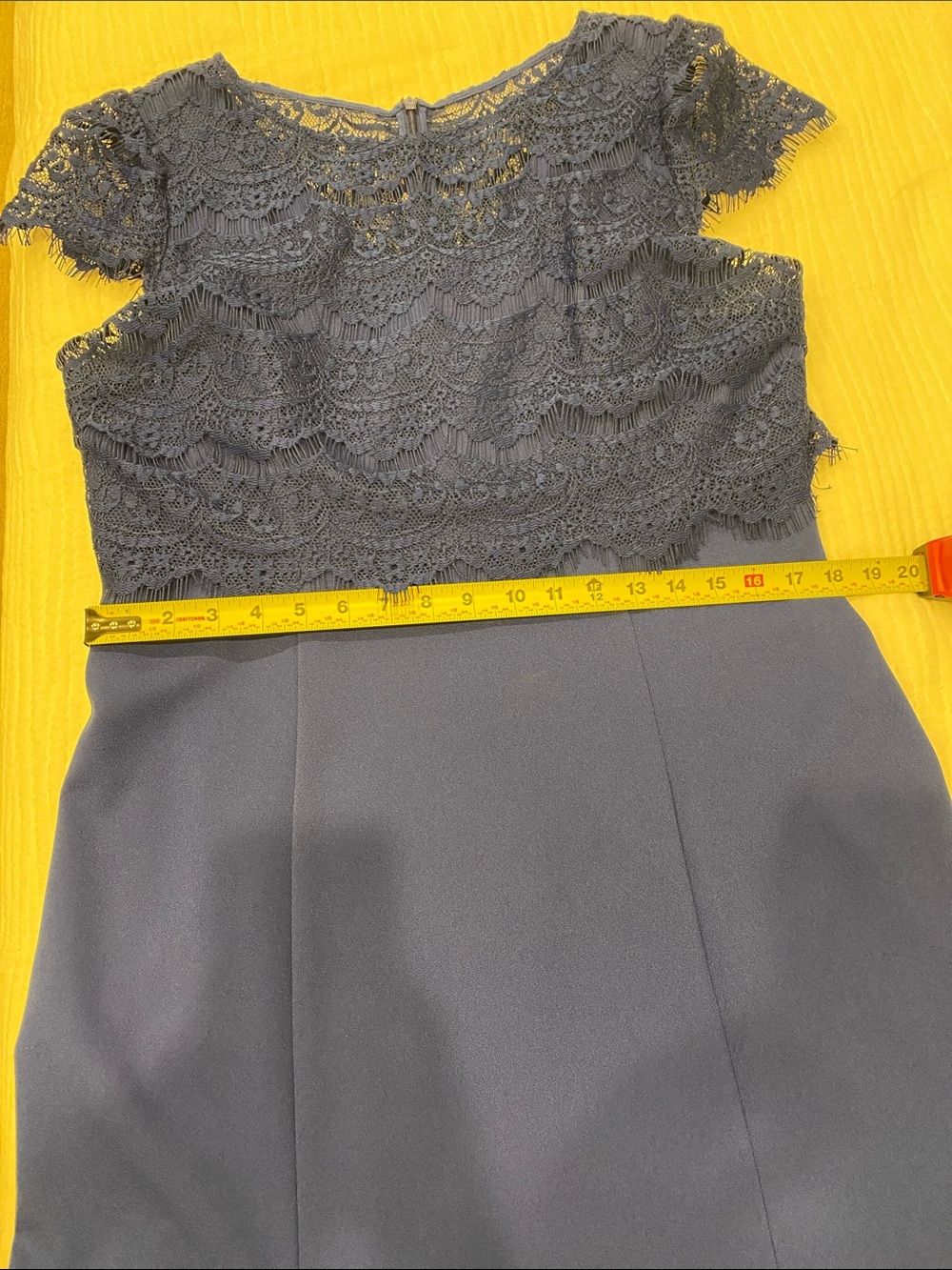 Alex Evenings Blue Dress, Long - Picture 6 of 6
